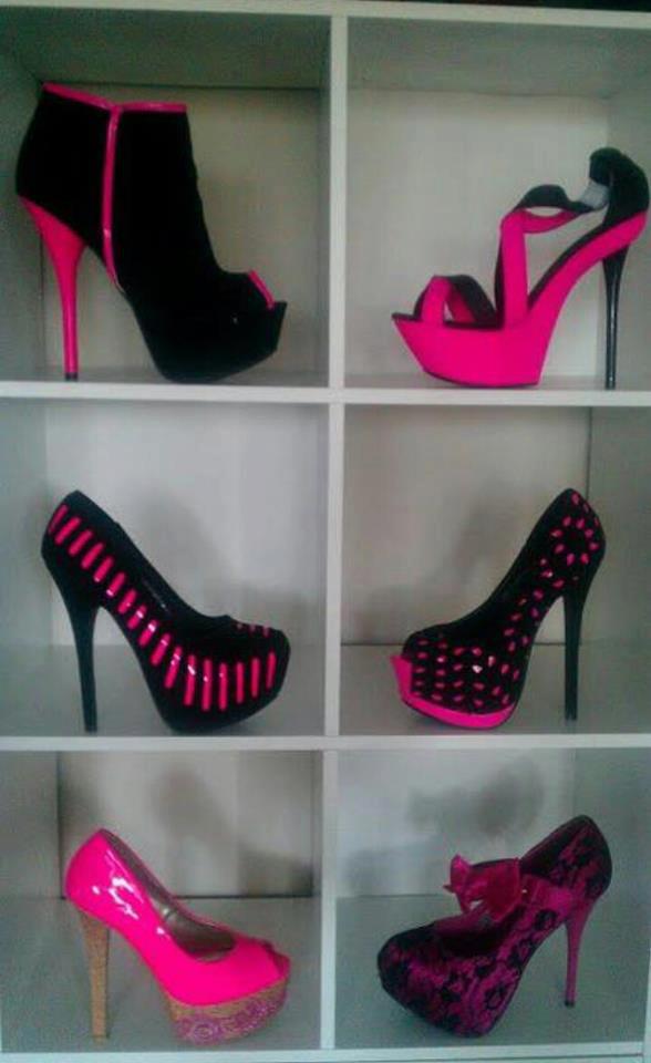 Trendi pink cipők