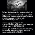 Az élet fontos dolgai