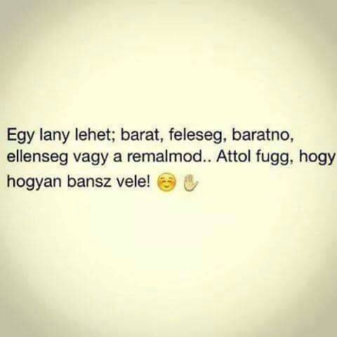 Egy lány ...